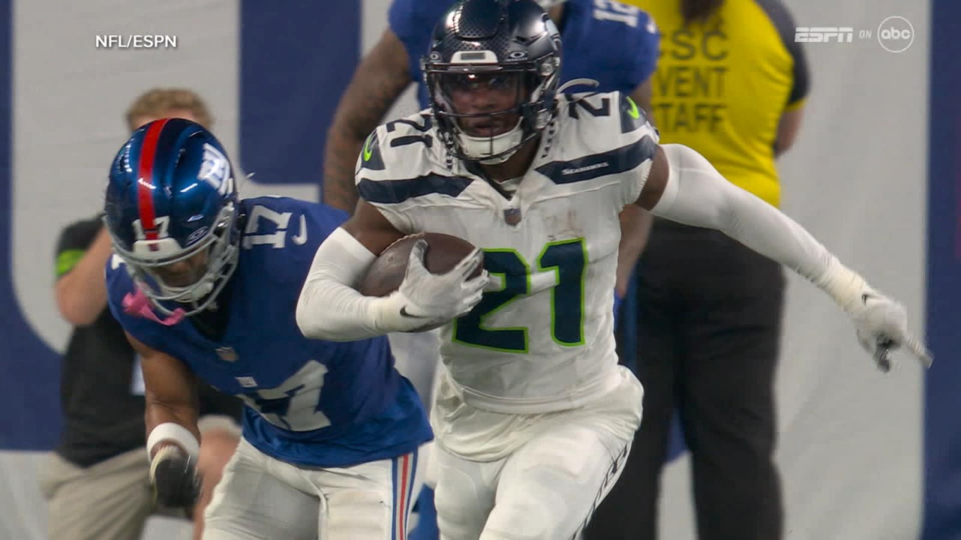 Devon Witherspoon returns interception 97 yards for TD as Seahawks