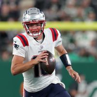 Drake Maye reacts to making NFL debut in Patriots' loss to Jets