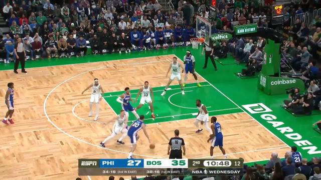 Georges Niang with a 2-pointer vs the Boston Celtics
