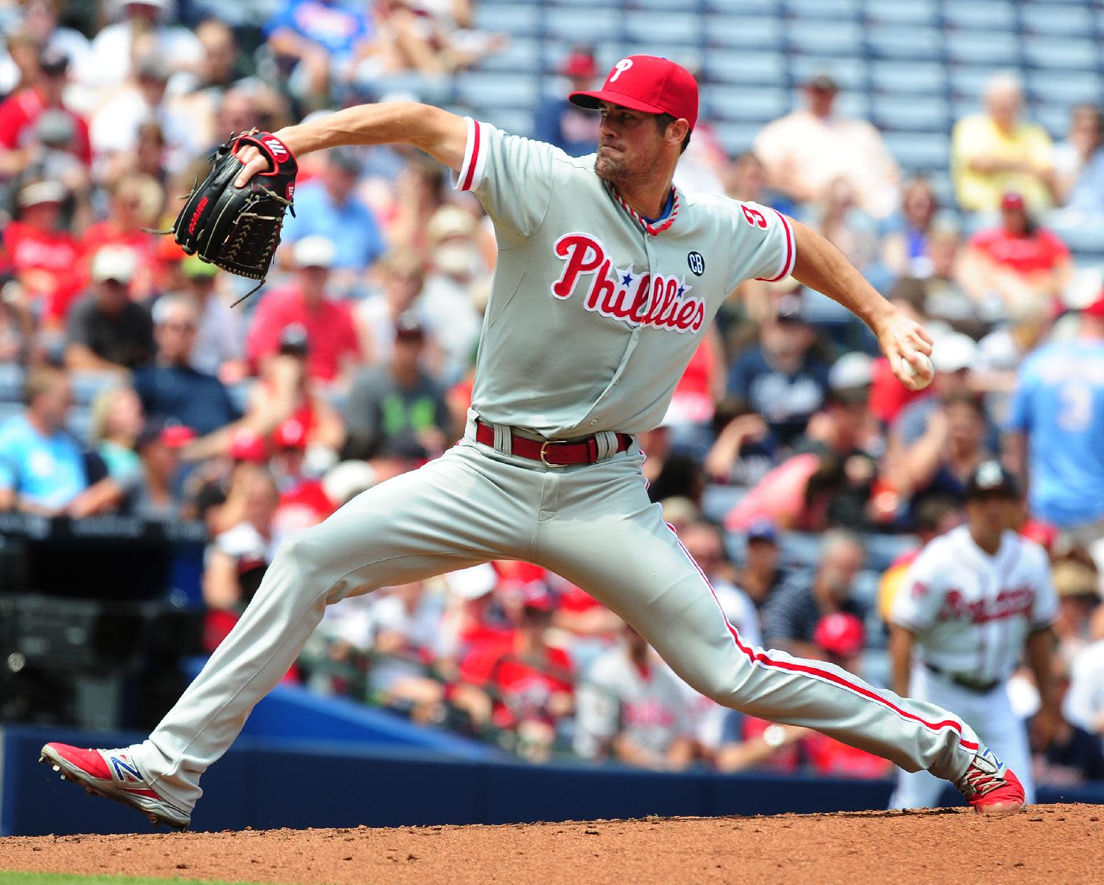 Phillies pitchers combine to nohit Braves