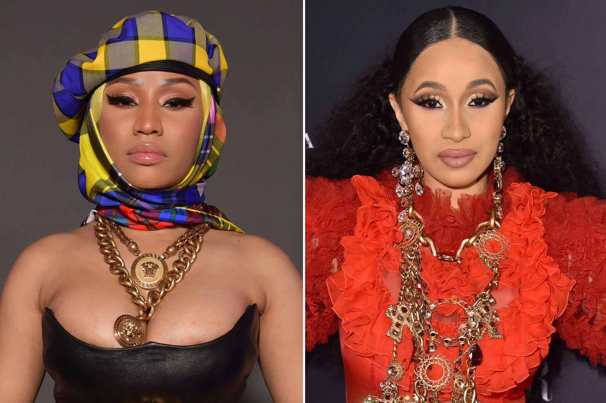 Nicki Minaj and Cardi B Are Both in Milan for Fashion Week Following N