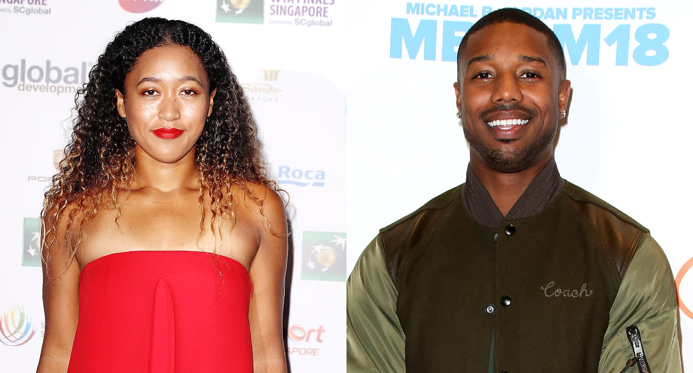 Michael B. Jordan Tweets Naomi Osaka a Birthday Message