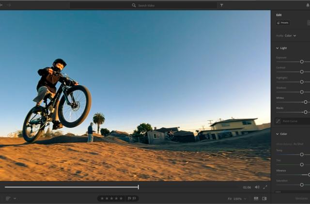 Adobe Lightroom now supports video 