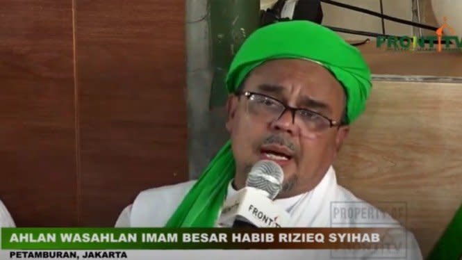 Safari Dakwah Habib Rizieq Jangan Kaitkan Agama Dengan Teroris