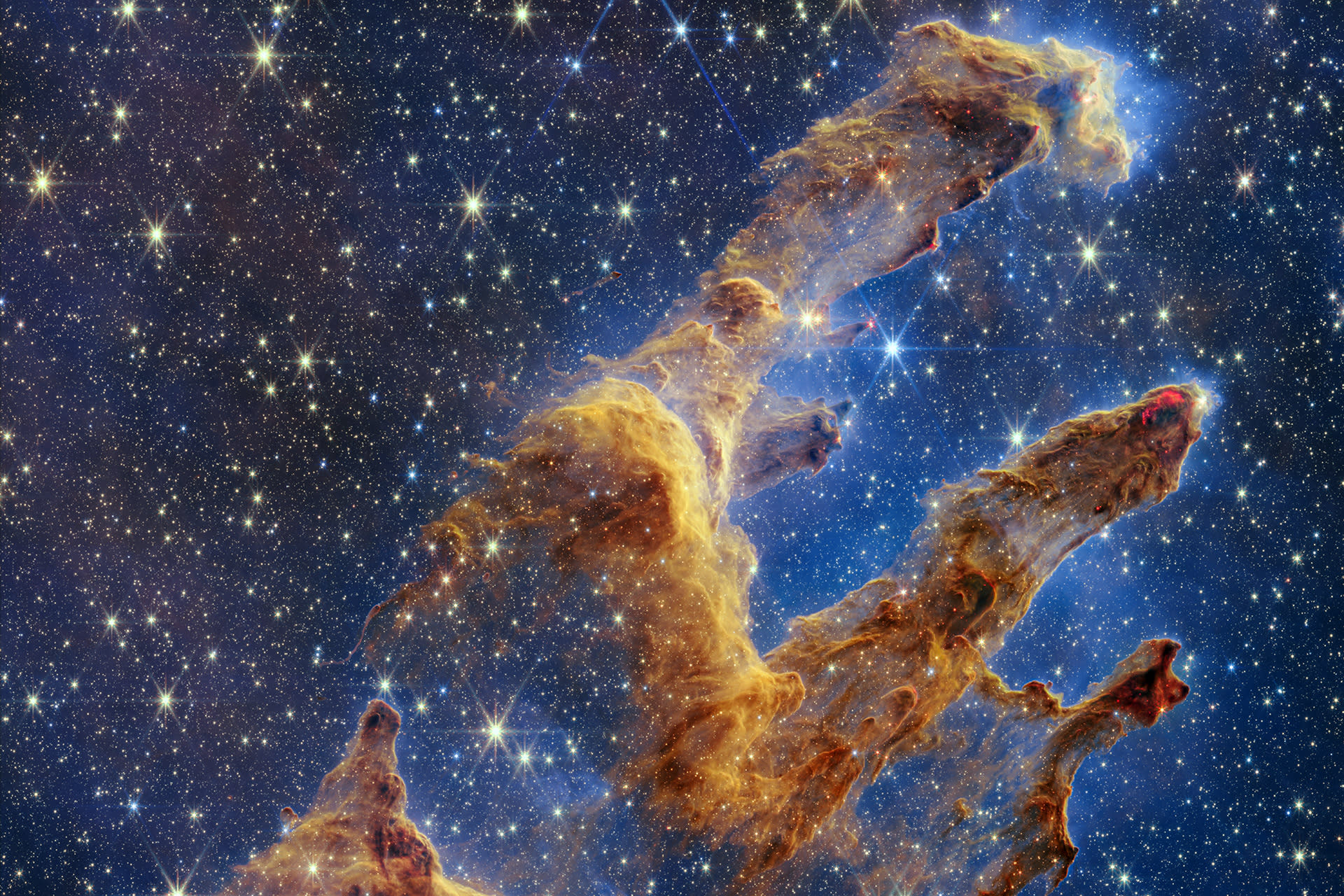 James Webb telescope captures Pillars of Creation in unprecedented ...