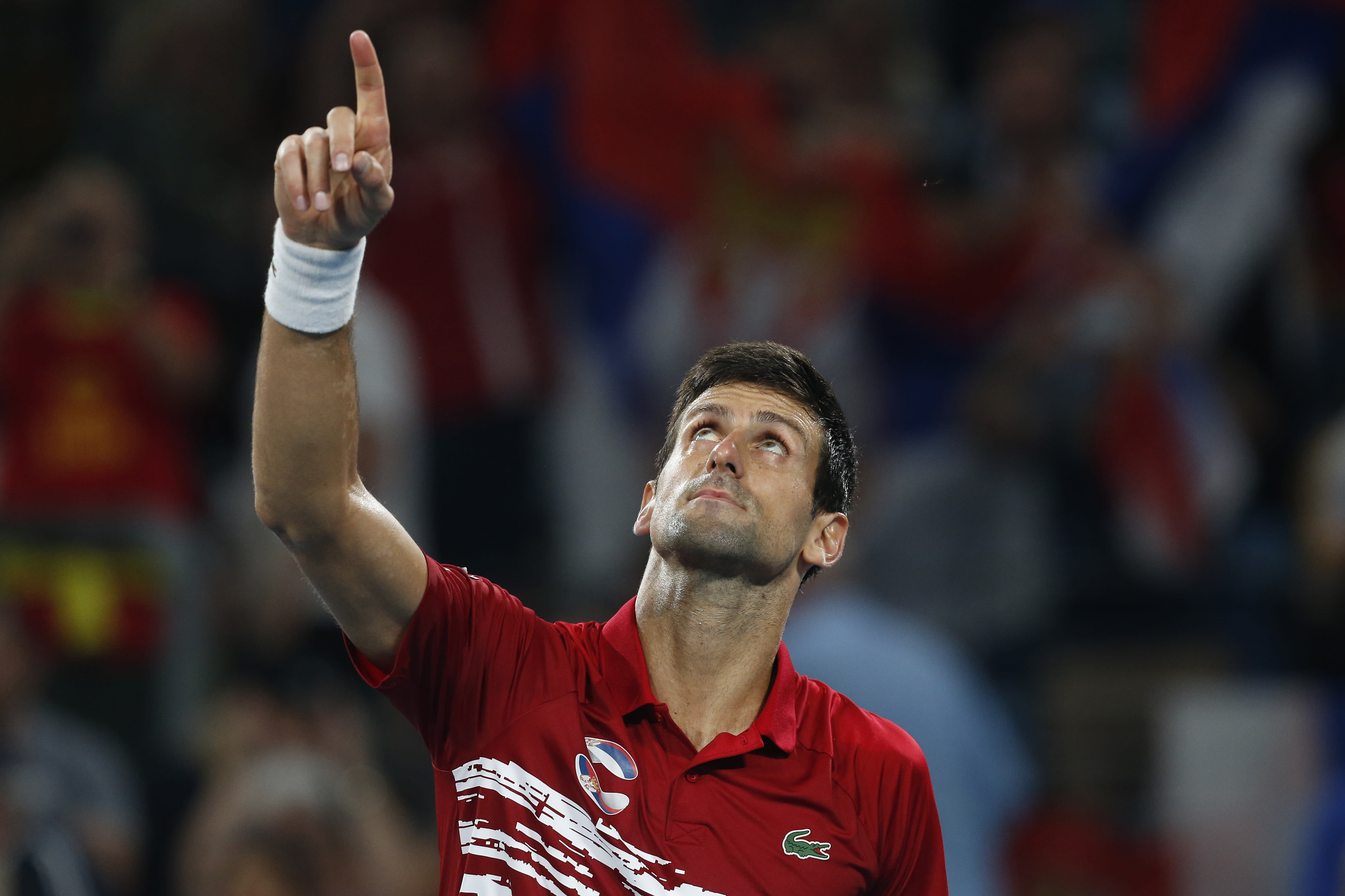 Djokovic leads Serbia to win over Spain in ATP Cup final