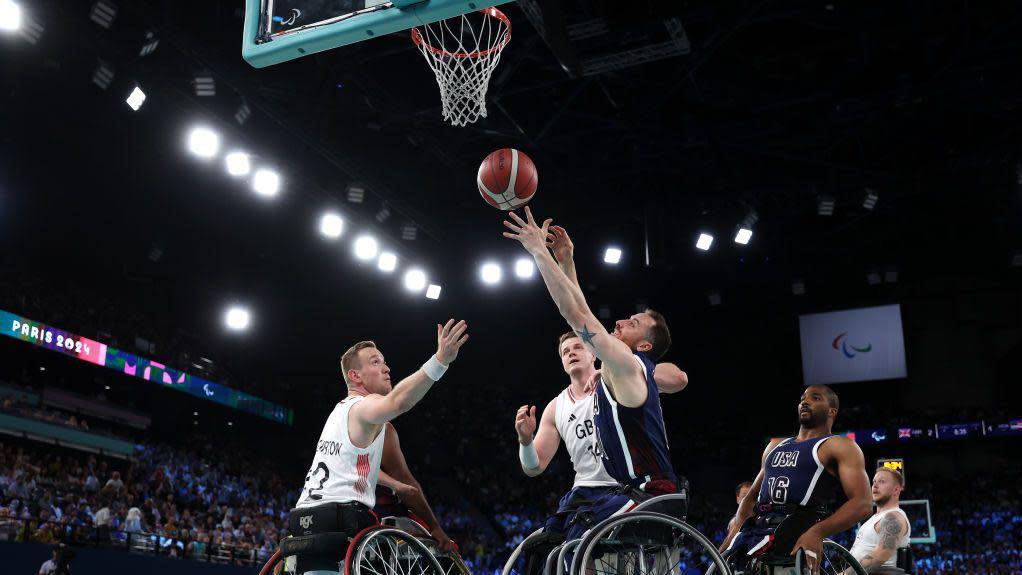 GB men beaten by US in wheelchair basketball final