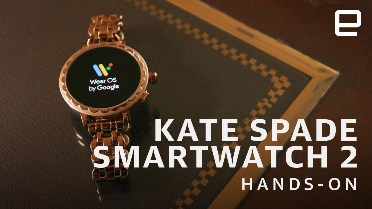 Kate Spade's second Wear OS watch gets a serious tech upgrade | Engadget