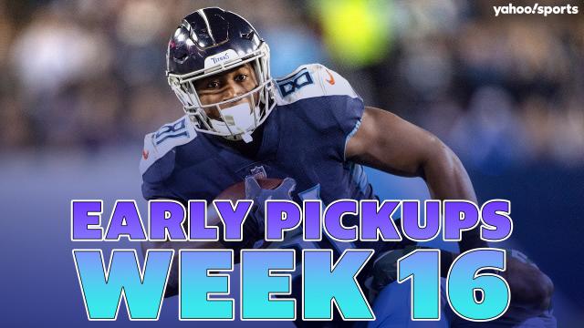 Week 16 Early Fantasy Football Pickups