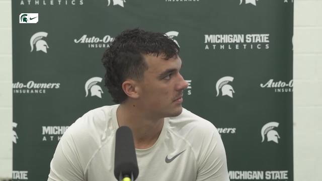 Michigan State football QB Payton Thorne credits all of his teammates for his success