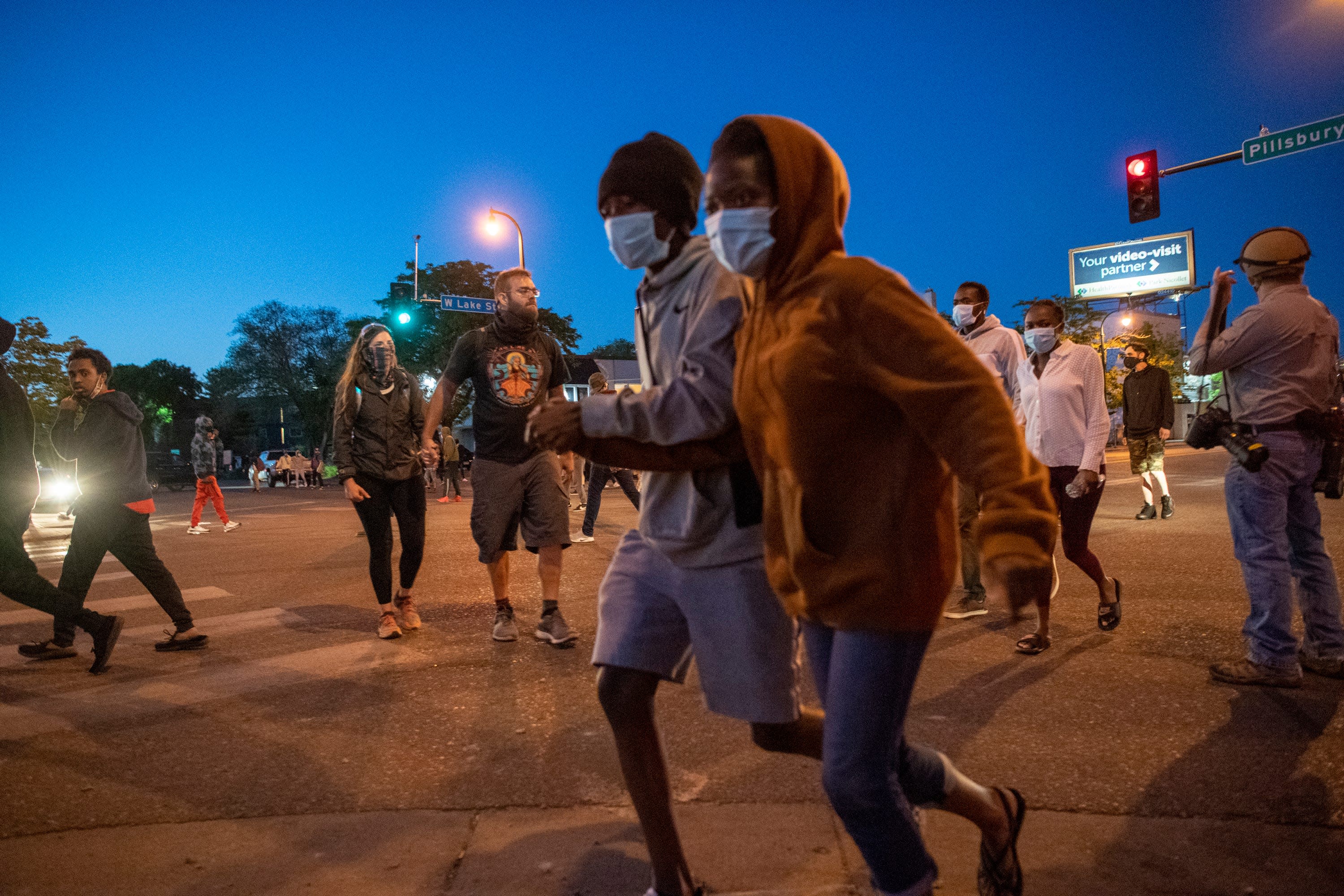 Fires, a shooting, curfews, arrests: George Floyd protests turn to unrest across country