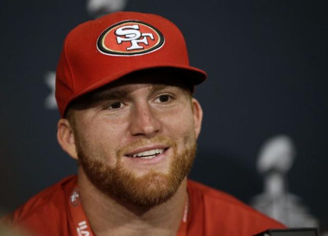 49ers FB Bruce Miller cut after after allegedly punching 70-year-old man Ee11e905a4570f474403b1c0d45fc4a5