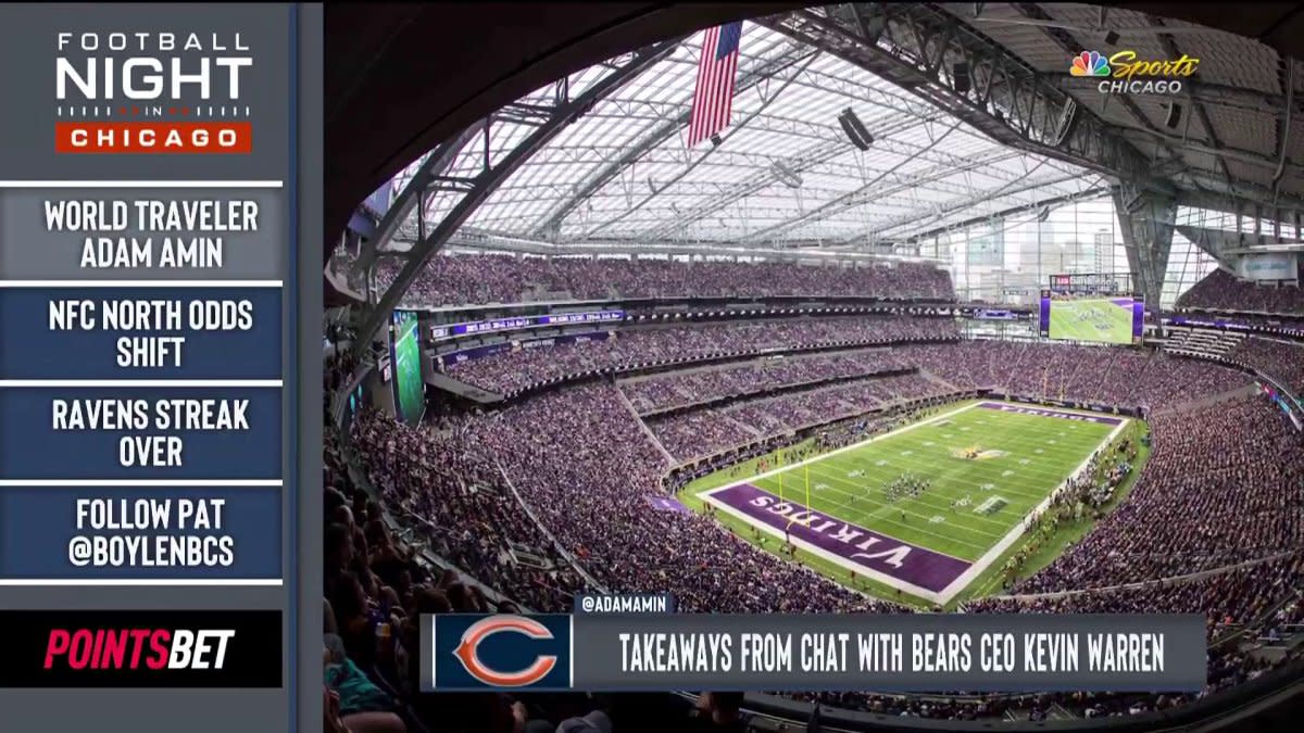 Adam Amin: Bears' stadium decision will hinge on long-term profitability