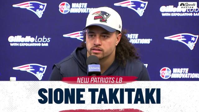 New Patriots LB Sione Takitaki excited for upcoming season