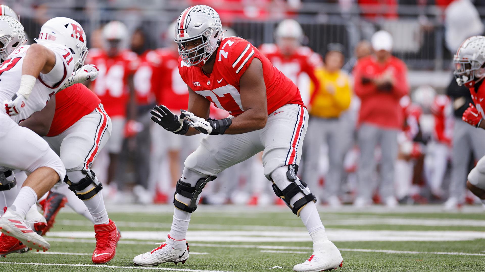 Cardinals trade up with Lions to select Ohio State OT Paris