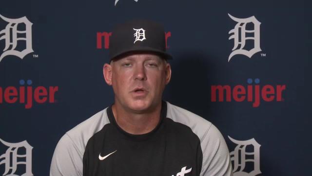 Detroit Tigers' AJ Hinch breaks down 8-3 win: 'Guys stepped up and pitched well'