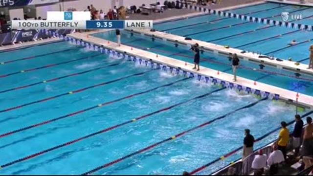 Stanford’s Andrei Minakov wins 100 Fly at 2023 Pac-12 Men’s Swimming & Diving Championships