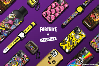 Yudo Twitch Fortnite Casetify And Epic Games Partner To Launch Fortnite Tech Accessory Collection