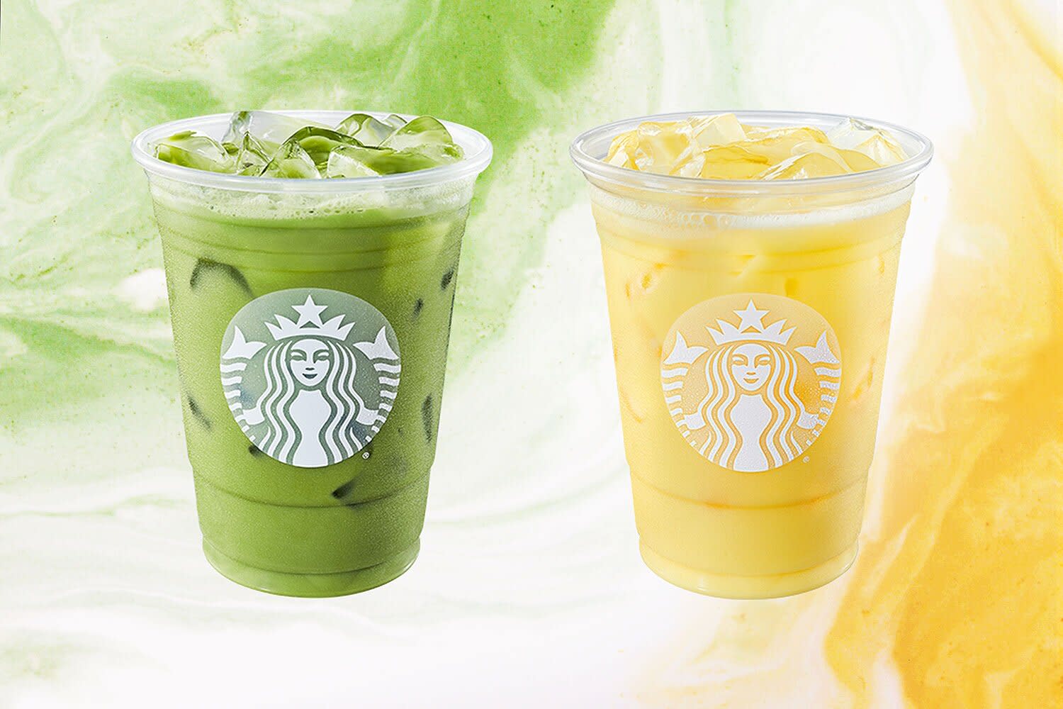 Starbucks Debuts Spring Menu With 2 New Colorful Iced Drinks Pineapple