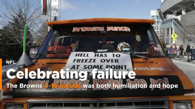 The Browns 0-16 parade was equal parts humiliation and hope