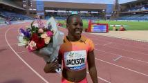 Jackson surges to 200m win in Rabat