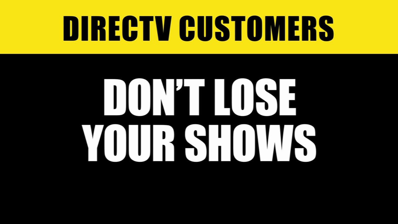 A Message For Viewers With At T Or Directv Service