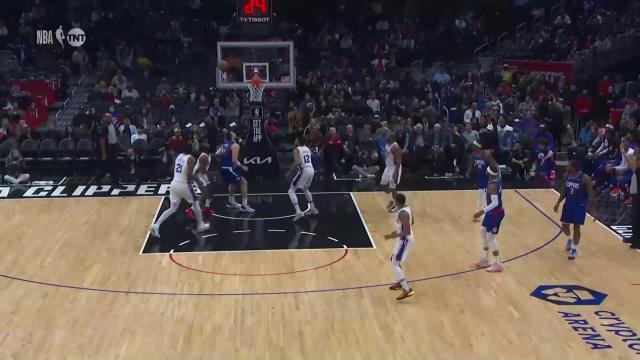 James Harden with an assist vs the LA Clippers