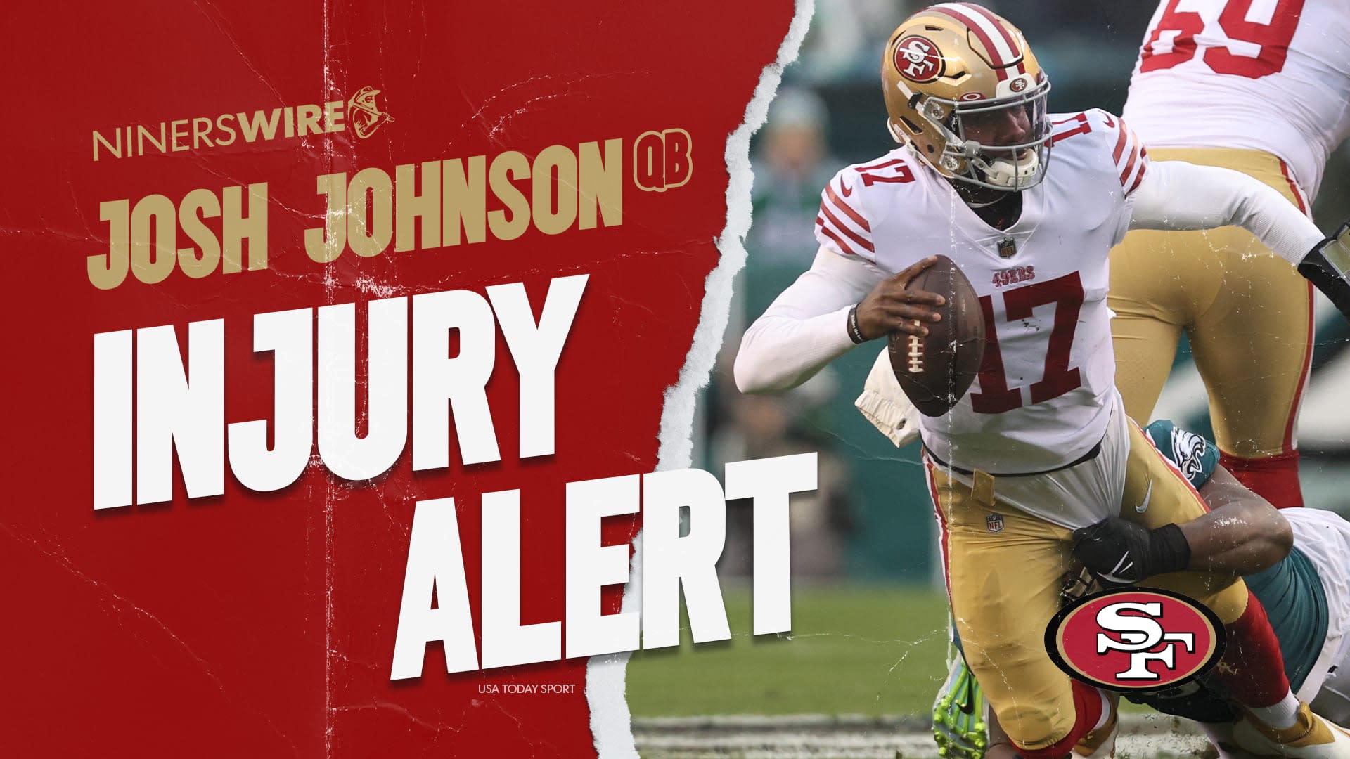 Another QB injury for 49ers: Josh Johnson ruled out with concussion