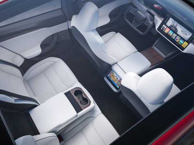 The redesigned Tesla Model S interior swaps in a steering yoke Engadget.