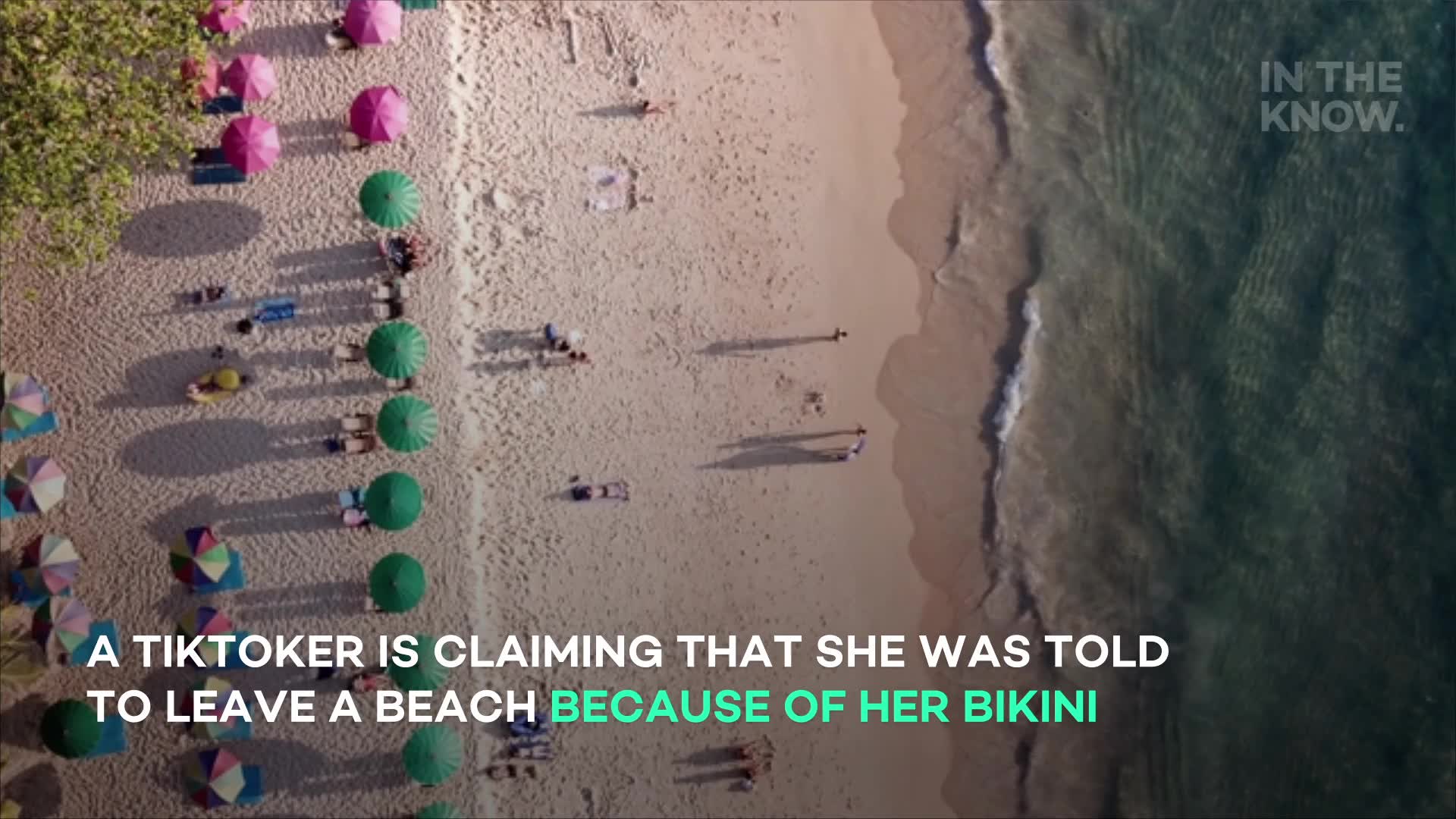 TikToker claims mom 'ruined her day' by asking her to leave beach over her  bikini: 'What does she expect?