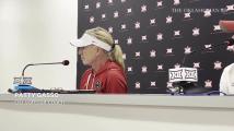 OU softball coach Patty Gasso talks about Sooners' win vs. BYU