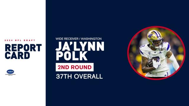 Perry's Draft Grade: Ja'Lynn Polk ‘a good fit' for Pats offense