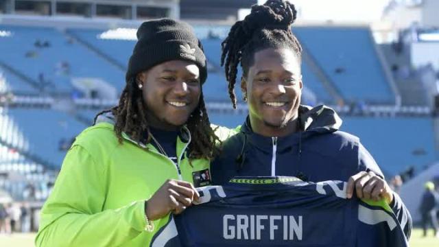 Shaquem Griffin on possibly pairing up with his brother in Seattle