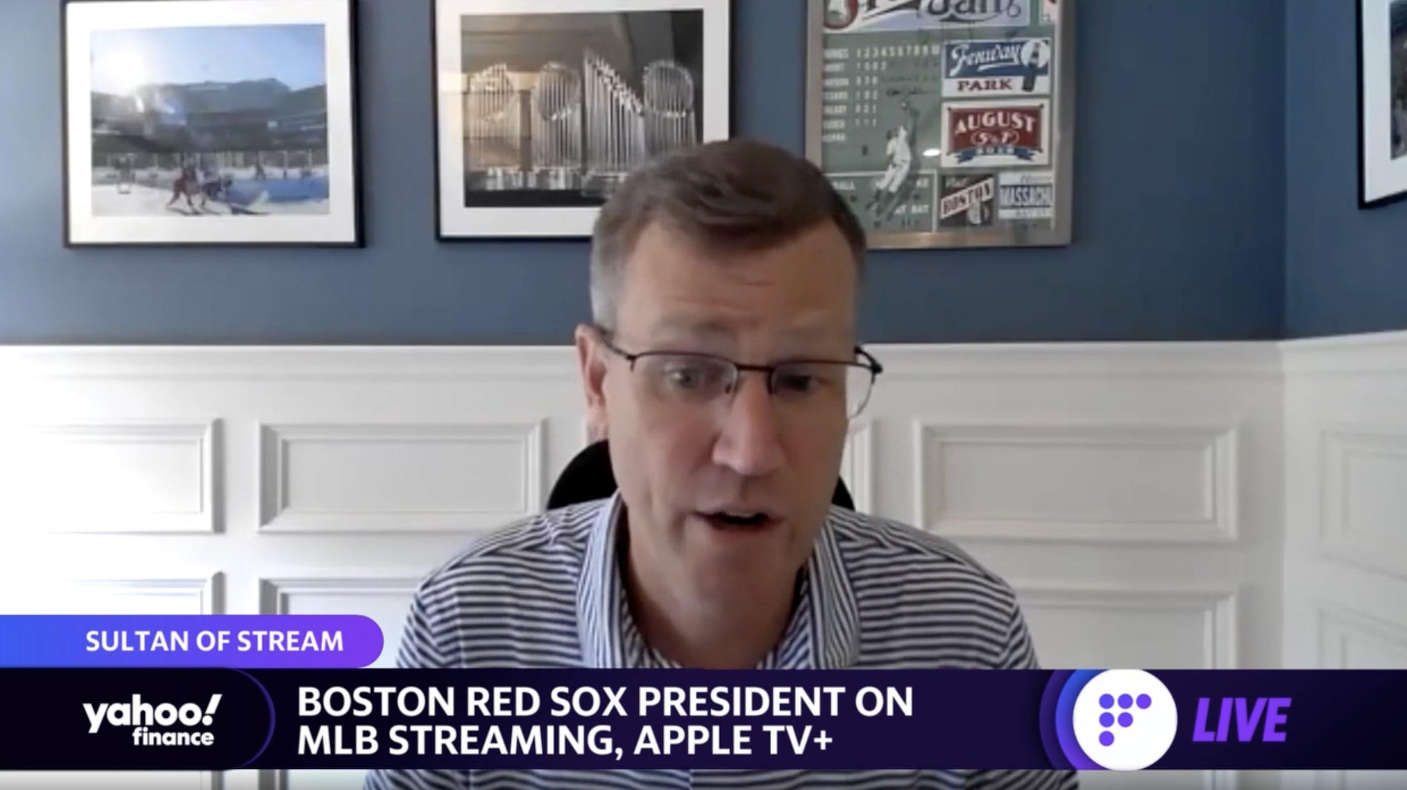 Red Sox president on Apple TV+ and Peacock streaming baseball games The consumer will win