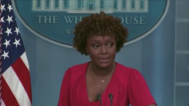 Press Sec. Jean-Pierre: "I am a Black, gay, immigrant woman, the first of all th..