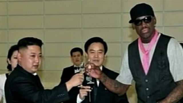 Dennis Rodman Meets NKorean Leader Kim Jong Un