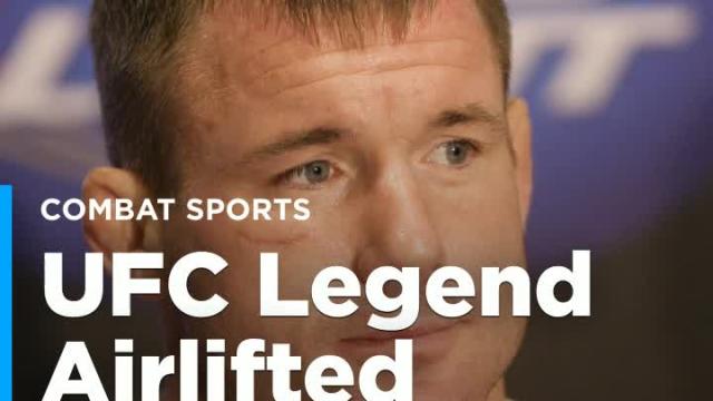 UFC legend Matt Hughes airlifted to hospital after truck collides with train