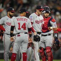 Orioles lower their magic number in the AL East to 1 with a 5-1 victory  over the Nationals