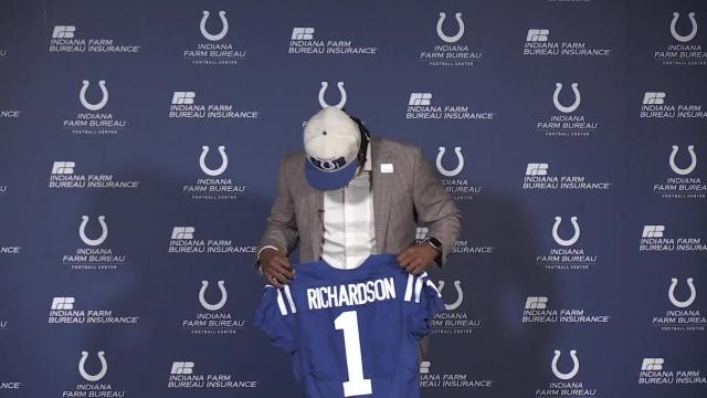 Colts new QB Richardson ready to put the work in