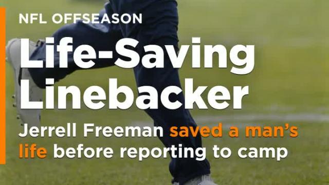 Bears LB Jerrell Freeman saves a man's life before reporting to camp