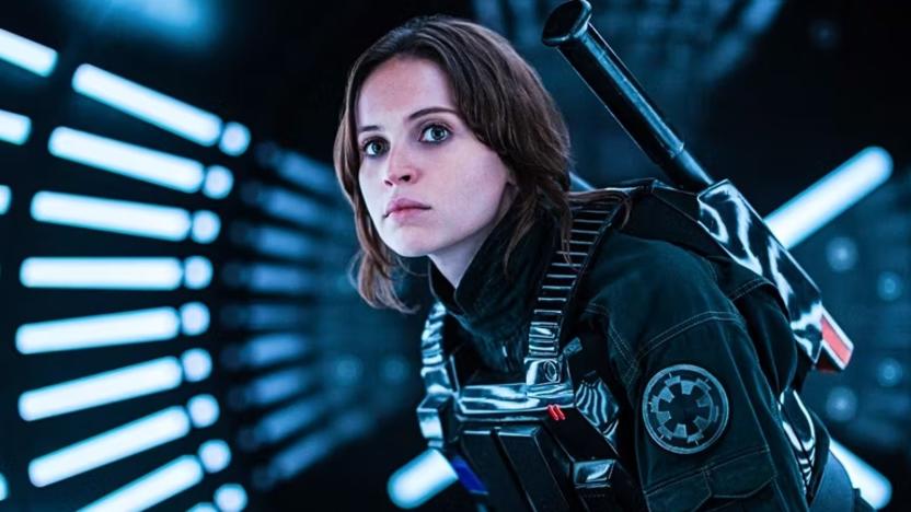 Felicity Jones as Jyn Erso in Rogue One.