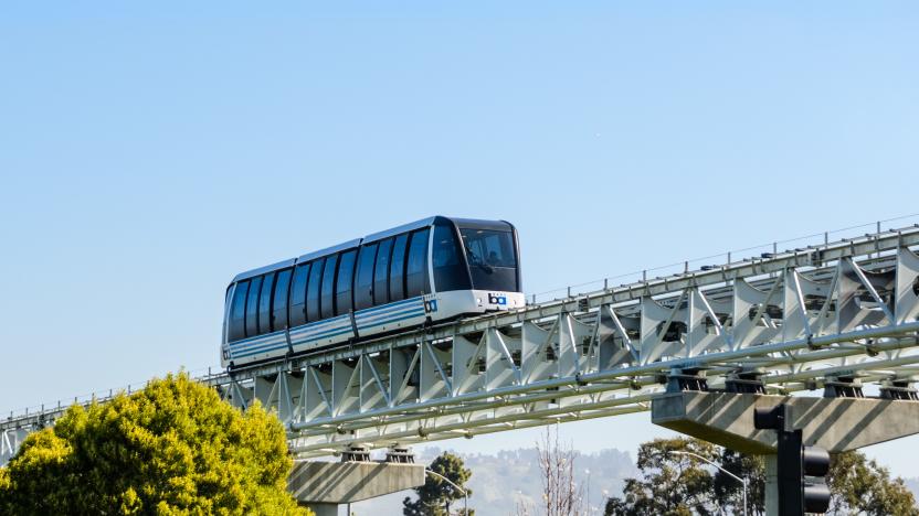 BART train, Oakland