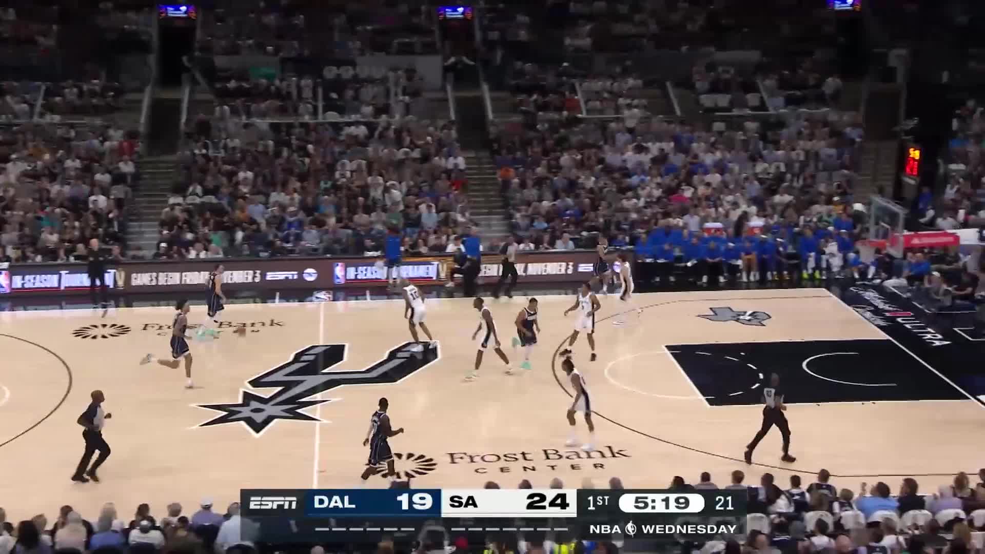 Mavericks vs Spurs Game Highlights