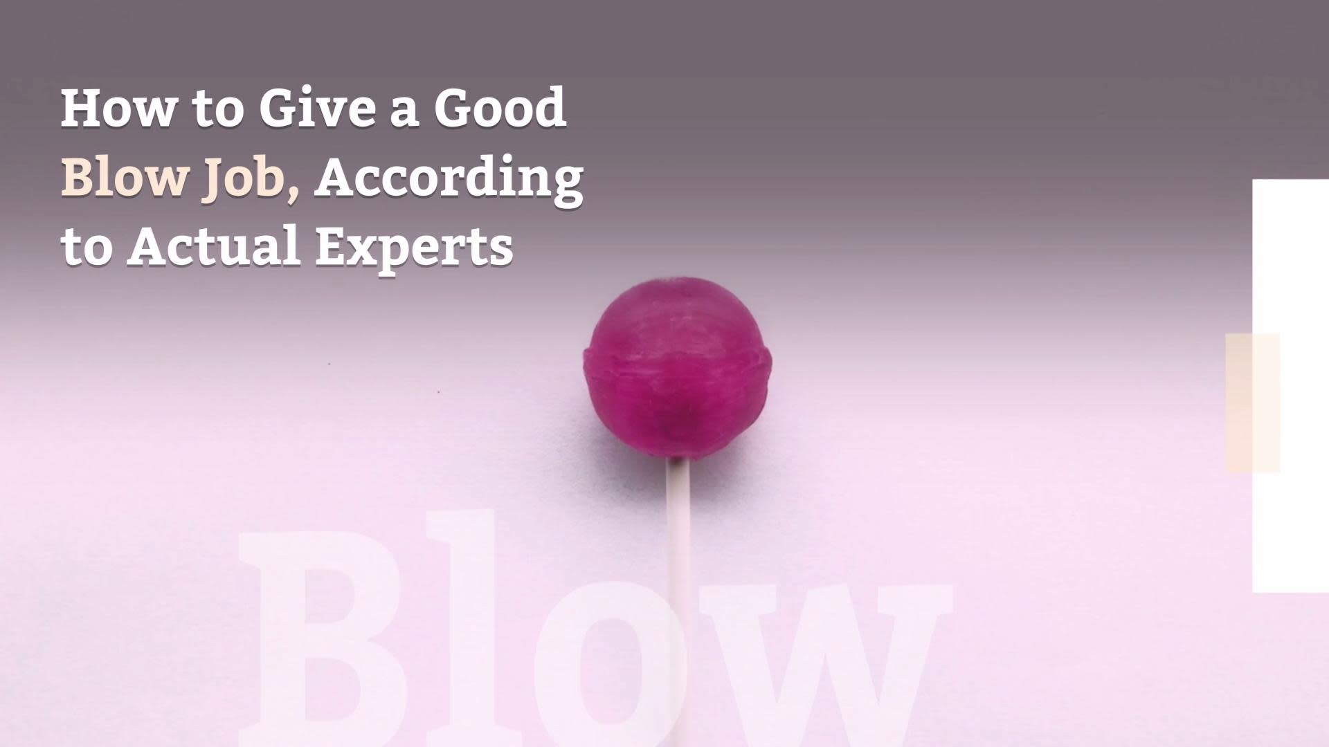 How To Give A Good Blow Job According To Actual Experts 5649