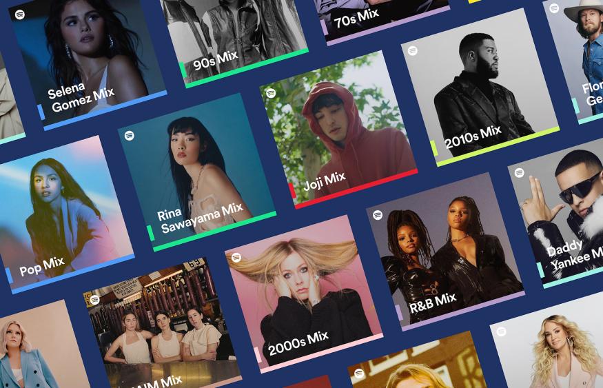 Spotify's new personalized mixes focus on artists, genres and decades