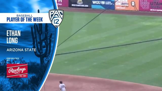 Arizona State's Ethan Long wins Pac-12 Baseball Player of the Week - April 26, 2021