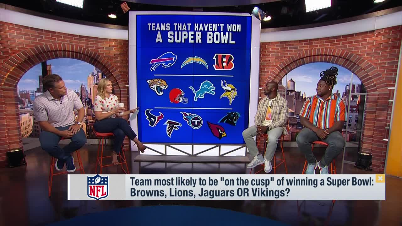 Teams most likely to be 'on the cusp' of winning a Super Bowl: Browns,  Lions, Jaguars or Vikings? 'GMFB'