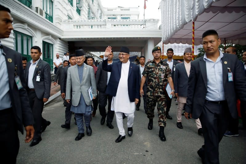 Nepal's ailing Prime Minister Oli reshuffles his cabinet