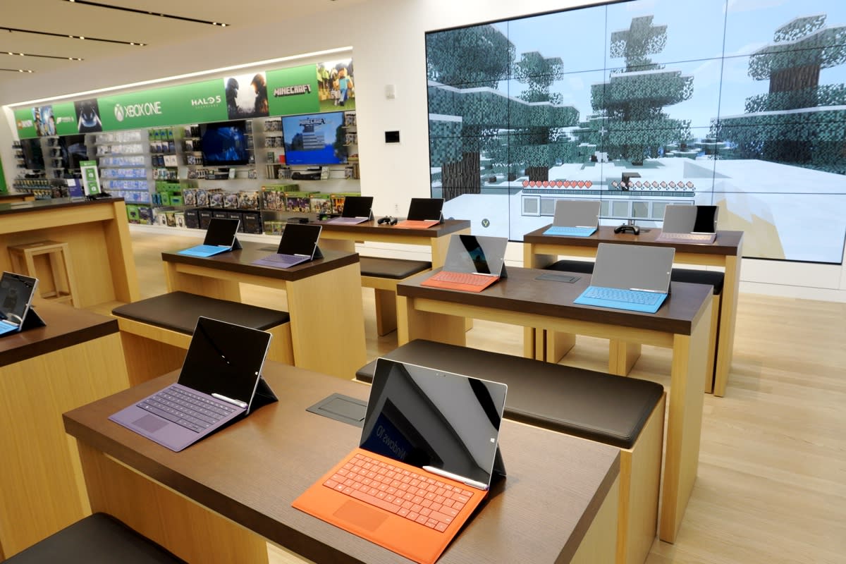 Take A Tour Of Microsoft S New Fifth Avenue Flagship Store Engadget