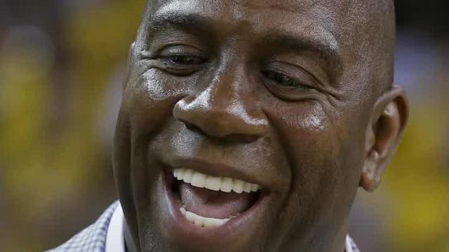 Magic Johnson thinks his 'Showtime' Lakers would have swept the 2017 Warriors